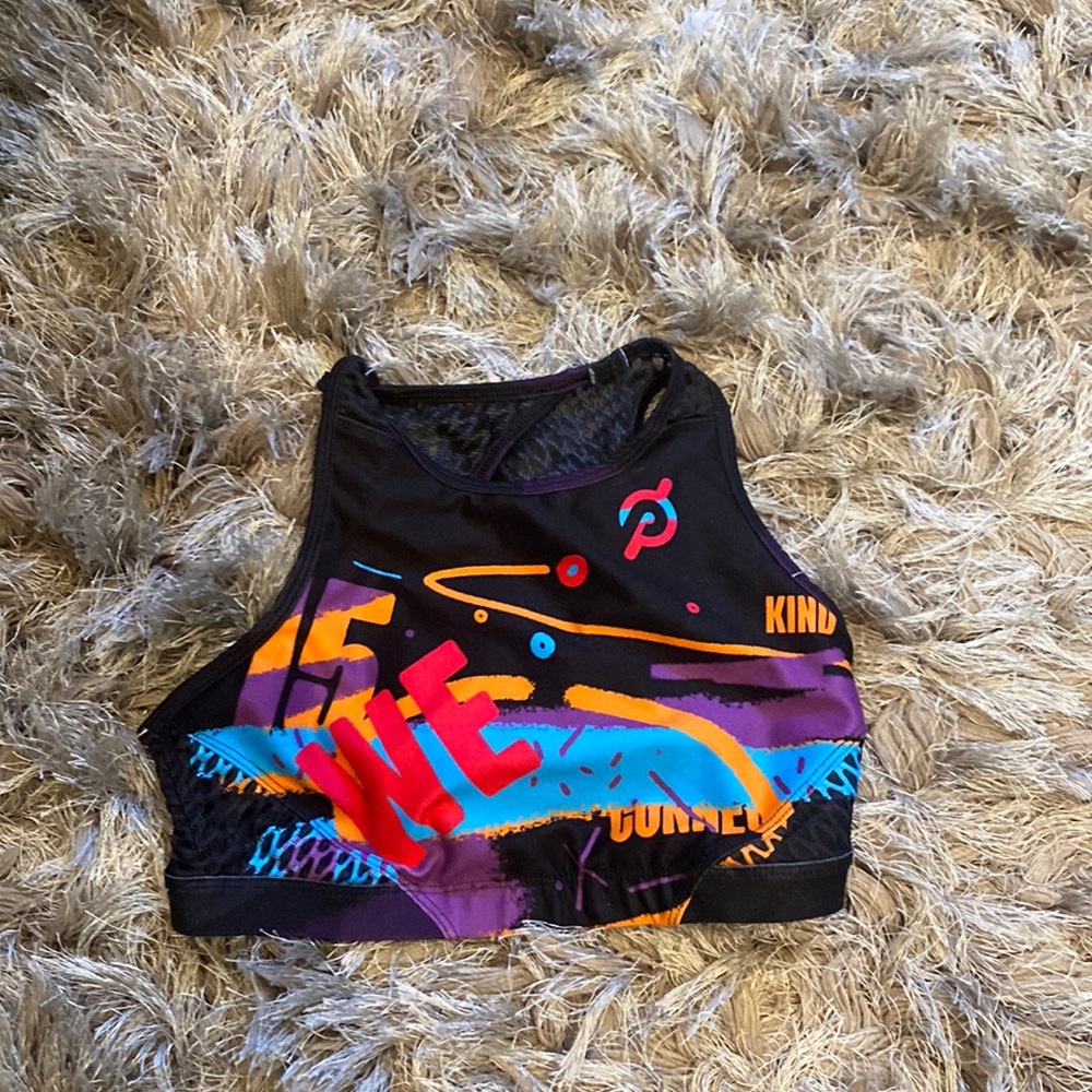 Peloton Bra -  EUC.  High neck and very cute